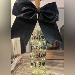 Light up wine bottles